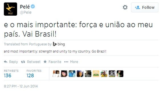 Twitter: Update zur Fußball-Weltmeisterschaft mit Tweet-Übersetzung von Bing Twitter: Update zur Fußball-Weltmeisterschaft mit Tweet-Übersetzung von Bing