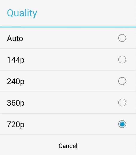 YouTube: Update der Android-App erlaubt das Anpassen der Streaming-Qualität YouTube: Update der Android-App erlaubt das Anpassen der Streaming-Qualität