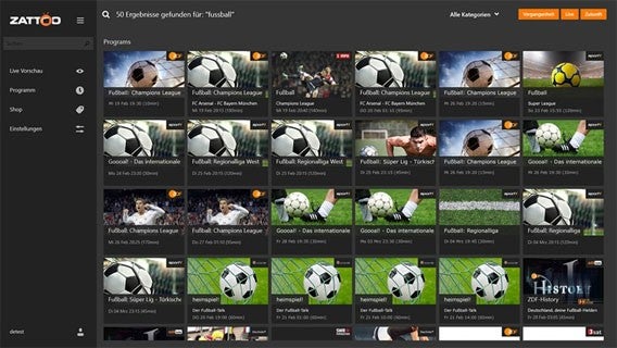 Zattoo Live TV: Mehr als 40 deutsche Sender kostenlos jetzt auch für Windows Phone Zattoo Live TV: Mehr als 40 deutsche Sender kostenlos jetzt auch für Windows Phone