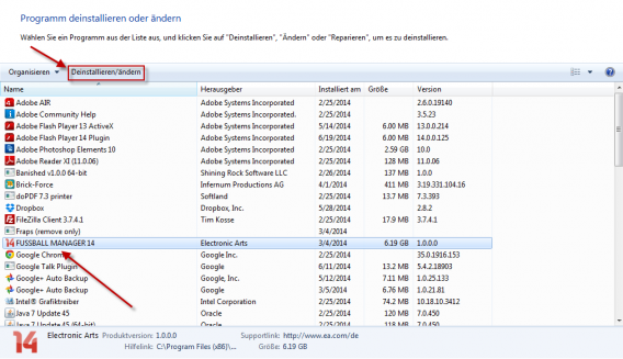 Programme richtig deinstallieren