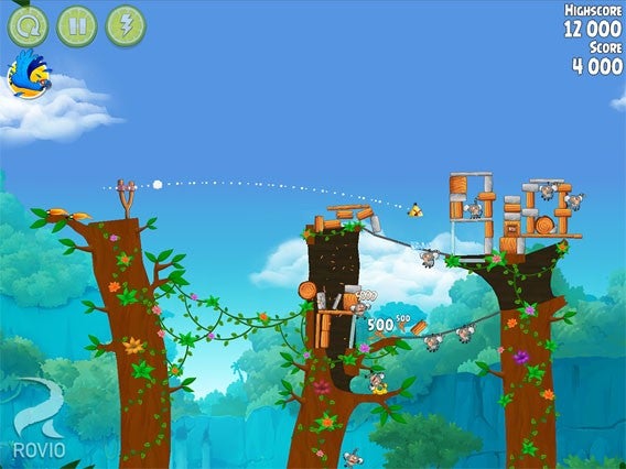 Angry Birds Rio: Neue Level und Booster mit dem Timber Tumble-Update