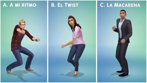 Die Sims 4: Erstelle einen Sim-Funktion zeigt Kleidungsstile und Tanzarten der Spielfiguren