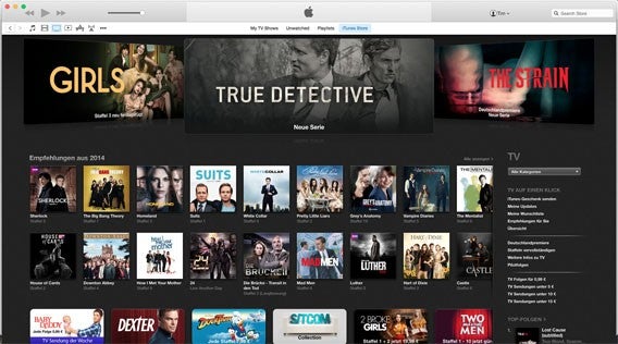 iTunes 12: So sieht das neue Design des Medienplayer von OS X Yosemite aus