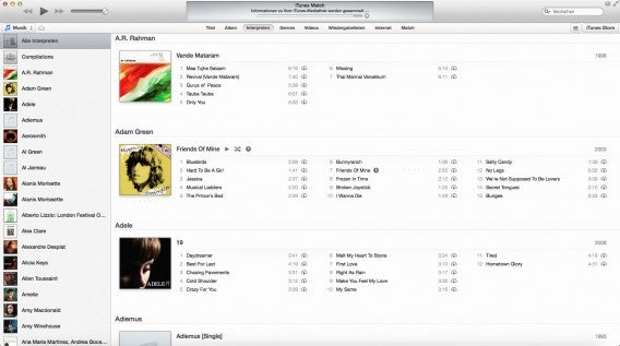 iTunes 12: So sieht das neue Design des Medienplayer von OS X Yosemite aus