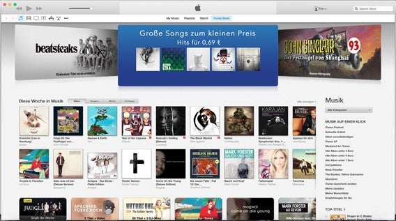 iTunes 12: So sieht das neue Design des Medienplayer von OS X Yosemite aus
