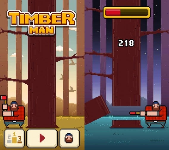 Timberman: Das Baumfäller-Spiel mit Suchtfaktor schlägt Flappy Bird kurz und klein