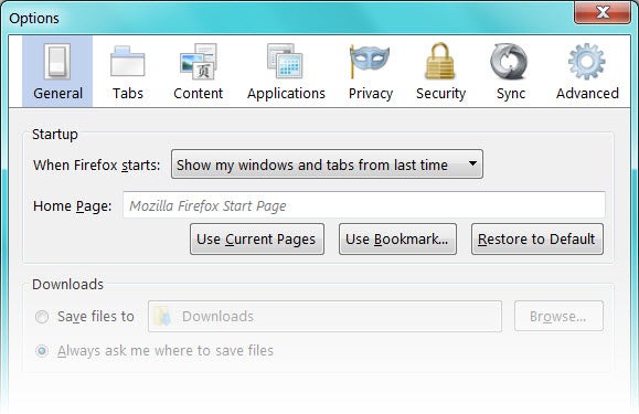 Fireforx neustarten Firefox neustarten