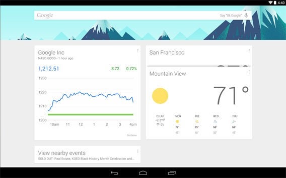 Google Now Launcher: Googles Sprachassistent auf dem Smartphone ist jetzt auch mit Android 4.1 kompatibel