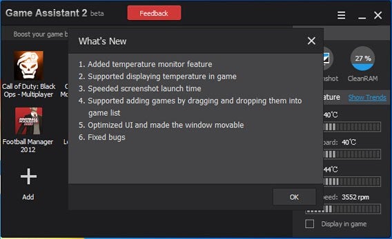 IObit Game Assistant 2 optimiert und schützt Gaming-PCs und Laptops vor Überhitzen IObit Game Assistant 2 optimiert und schützt Gaming-PCs und Laptops vor Überhitzen