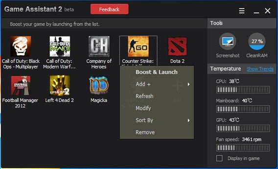 IObit Game Assistant 2 optimiert und schützt Gaming-PCs und Laptops vor Überhitzen IObit Game Assistant 2 optimiert und schützt Gaming-PCs und Laptops vor Überhitzen