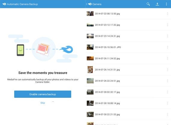 MediaFire-App: Automatisches und kostenloses Backup von Fotos und Videos für Android MediaFire-App: Automatisches und kostenloses Backup von Fotos und Videos für Android