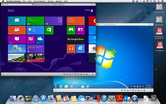 Parallels Desktop: Version 10 der Virtual Machine bringt Windows für OS X Yosemite