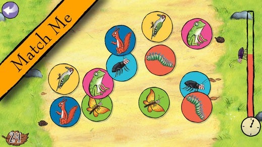 Gruffalo: Games bietet Minispiele für Kinder mit dem beliebten Grüffelo-Monster