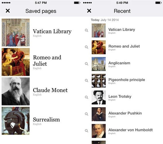 Wikipedia für iOS: Großes Update mit Editier-Funktion und Offline-Modus