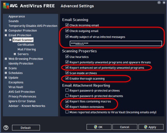 AVG open advanced settings 00 AVG open advanced settings 00