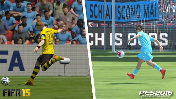 FIFA vs PES - animations