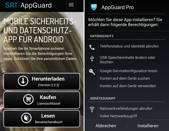 AppGuard installieren