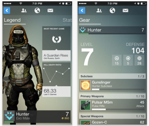 Destiny: Kostenlose Companion-Apps zum Ego-Shooter für Android und iOS Destiny: Kostenlose Companion-Apps zum Ego-Shooter für Android und iOS