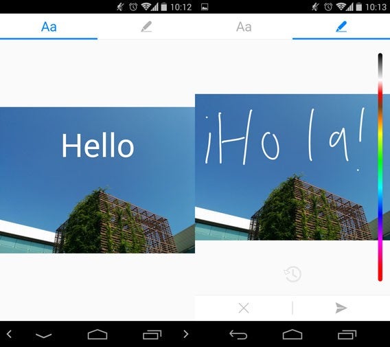 Facebook Messenger: Bilder vor dem Verschicken mit Zeichnungen und Text versehen