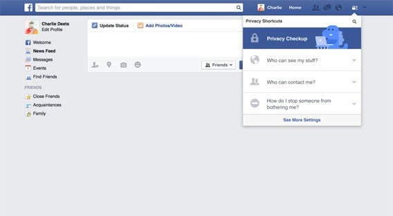 Facebook bietet Nutzern einen neuen Check der Einstellungen zur Privatsphäre