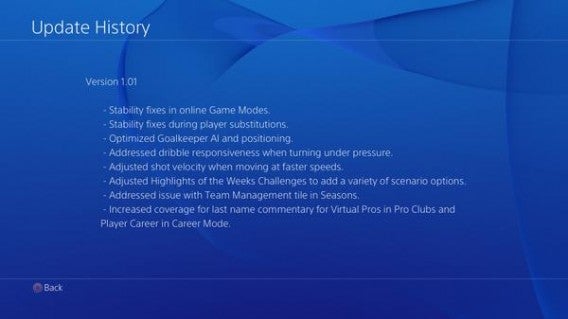 FIFA 15 erhält zum Erscheinungstermin einen ersten Patch zur Verbesserung der Torhüter