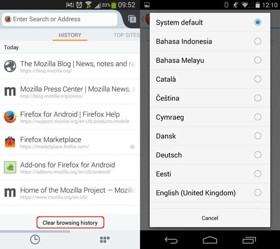 Firefox 32 für Android bringt neue Funktionen zur Anpassung des Browsers Firefox 32 für Android bringt neue Funktionen zur Anpassung des Browsers