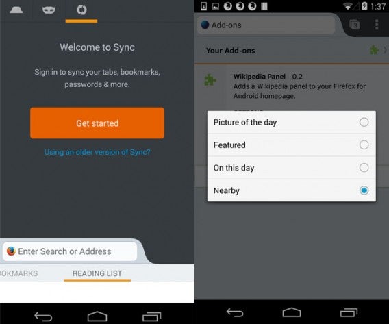 Firefox 32 für Android bringt neue Funktionen zur Anpassung des Browsers Firefox 32 für Android bringt neue Funktionen zur Anpassung des Browsers