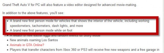 Grand Theft Auto V: Lässt sich GTA V für PC und Konsolen als Egoshooter spielen?