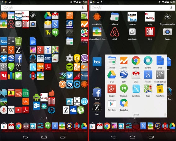 nova launcher desktop styles