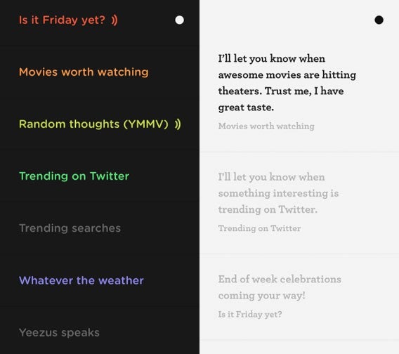 Ping schickt dem Nutzer automatisch Neuigkeiten gemäß seinen Vorlieben