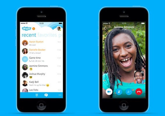 Skype 5.5 für iOS 8 mit interaktiven Benachrichtigungen
