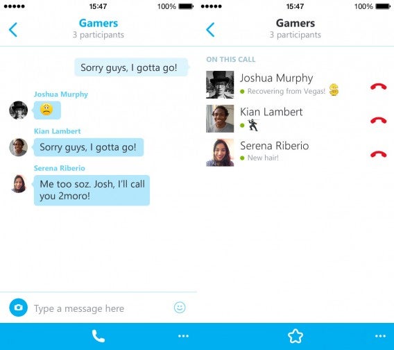 Skype für iOS: Microsoft führt Konferenzgespräche mit bis zu vier Teilnehmern ein