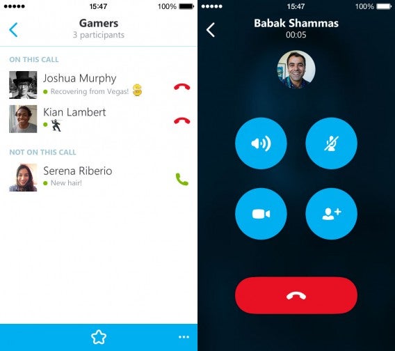 Skype für iOS: Microsoft führt Konferenzgespräche mit bis zu vier Teilnehmern ein