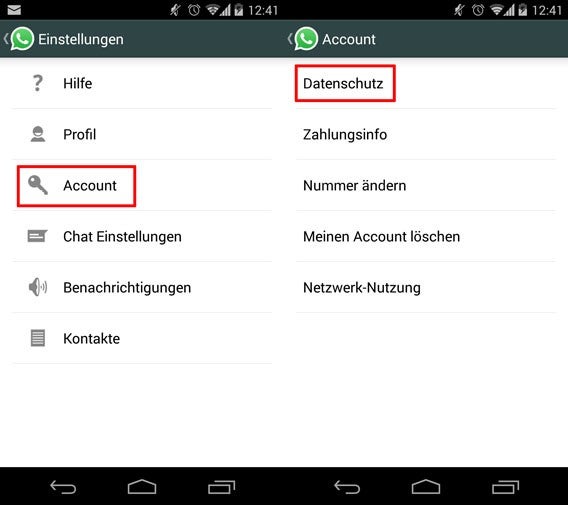 WhatsApp für Android und iOS setzt die Einstellungen zur Privatsphäre zurück