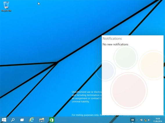 Windows 9: Bilder und ein Video zeigen Start-Menü und Desktop von Windows 9 Threshold
