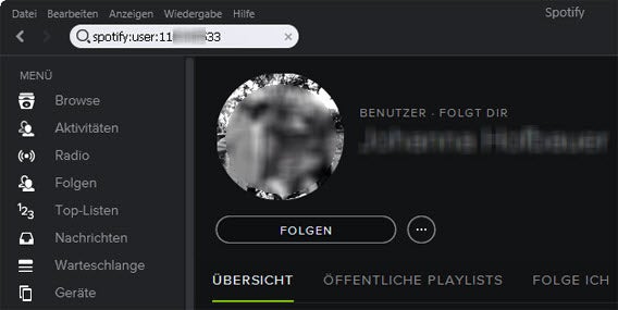 Spotify-Freunde hinzufügen