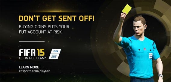 FIFA 15 Ultimate Team: Rote Karte für den Verkauf von FUT Coins Münzen