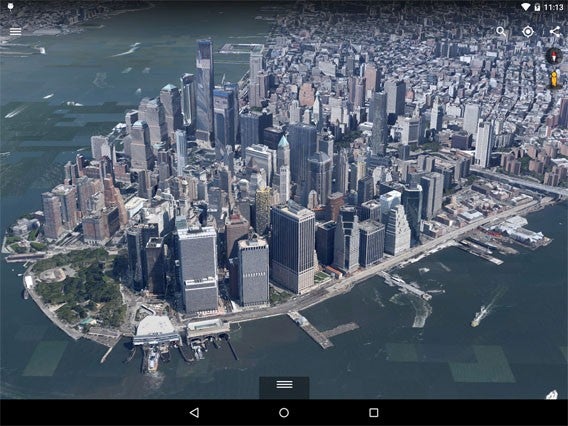 Google Earth für Android erhälte eine verbesserte 3D-Darstellung und aktuelles Kartenmaterial Google Earth für Android erhälte eine verbesserte 3D-Darstellung und aktuelles Kartenmaterial