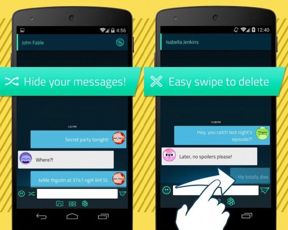 Die Messenger-App Obscure für Android lässt Sie Nachrichten und Bilder zurücknehmen und beim Empfänger löschen Die Messenger-App Obscure für Android lässt Sie Nachrichten und Bilder zurücknehmen und beim Empfänger löschen