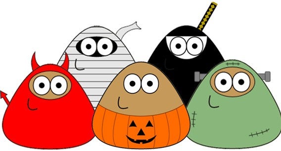 Das virtuelle Haustier Pou erhält zu Halloween neue Kostüme und Inhalte