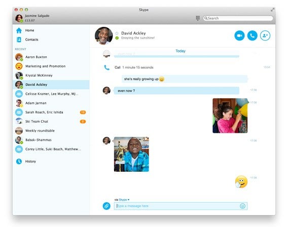 Skype: Neues Design für Windows und Mac konzentriert sich auf Chat-Nachrichten