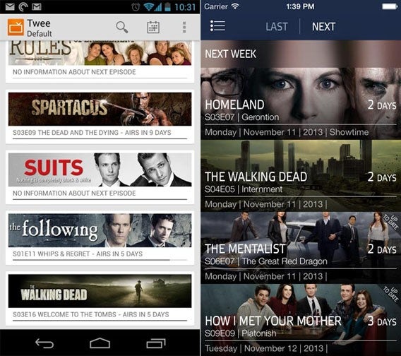 Twin Peaks kommt zurück: Mit Smartphone-Apps behalten Sie die Übersicht über Ihre TV-Serien