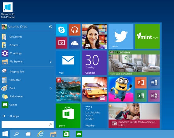 windows 10 start menu windows 10 start menu