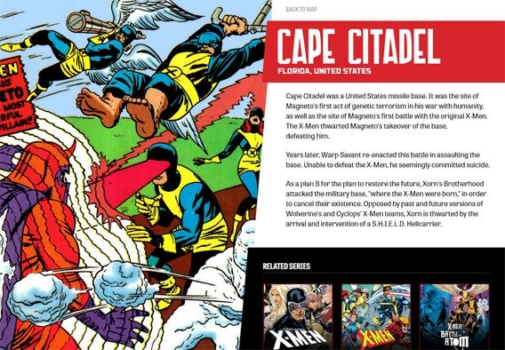 World of X: Mit Google Maps die Welt von X-Men und das Marvel-Universum erkunden