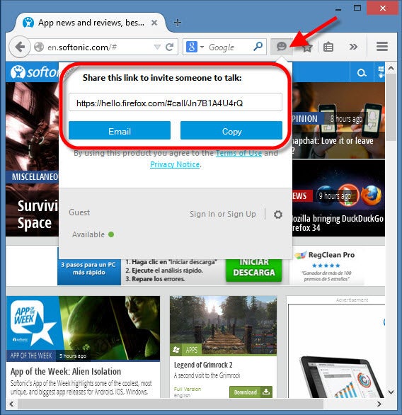Firefox Hello WebRTC Skype alternative Firefox Hello WebRTC Skype alternative