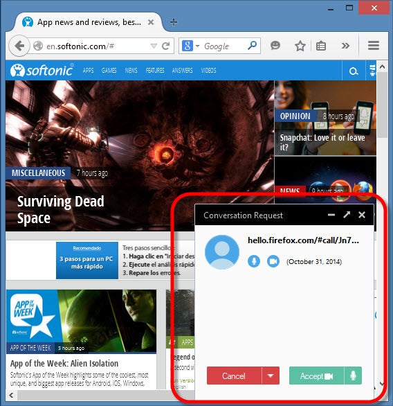 Firefox Hello WebRTC Skype alternative Firefox Hello WebRTC Skype alternative