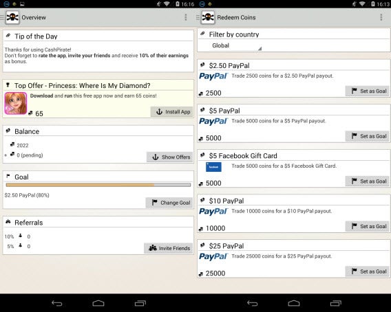 caspirate earn money with apps