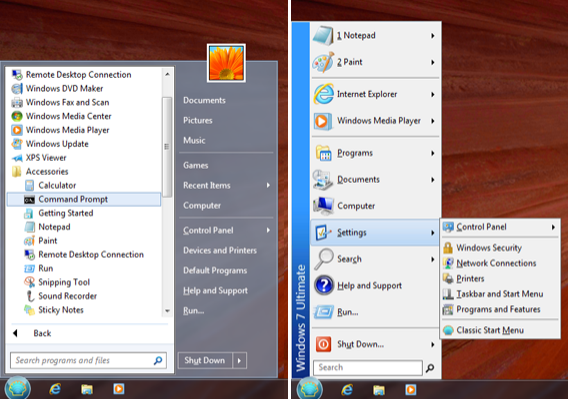 Windows 8-Startmenü mit Classic Shell