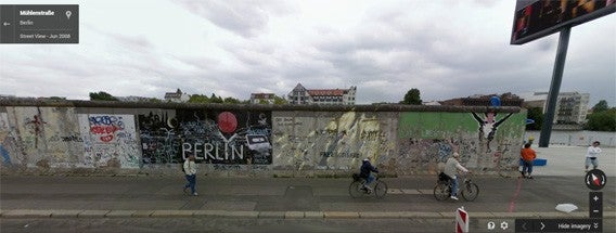 25 Jahre Mauerfall: Erkunden Sie die Geschichte mit Google Maps und HERE