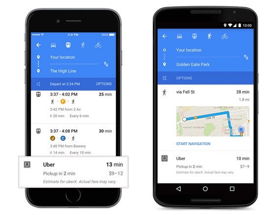 Google Maps mit Material Design und neuen Funktionen zur Navigation Google Maps mit Material Design und neuen Funktionen zur Navigation
